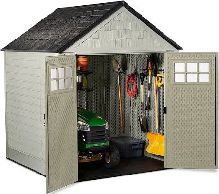 Rubbermaid 7x7 Resin Outdoor Storage Shed