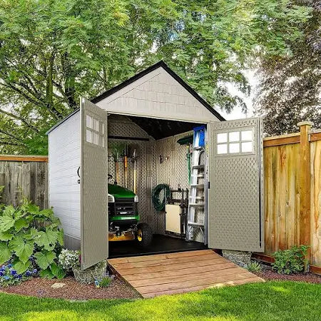 Rubbermaid 7x7 Resin Outdoor Storage Shed