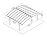 Palram - Canopia | Arizona Breeze Double Arch-Style Carport Kit - HG9104 - Garage Saints