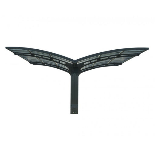 Palram – Canopia Arizona Wave Aluminum & Steel Double Carport - Wing Style (HG9101) - Garage Saints